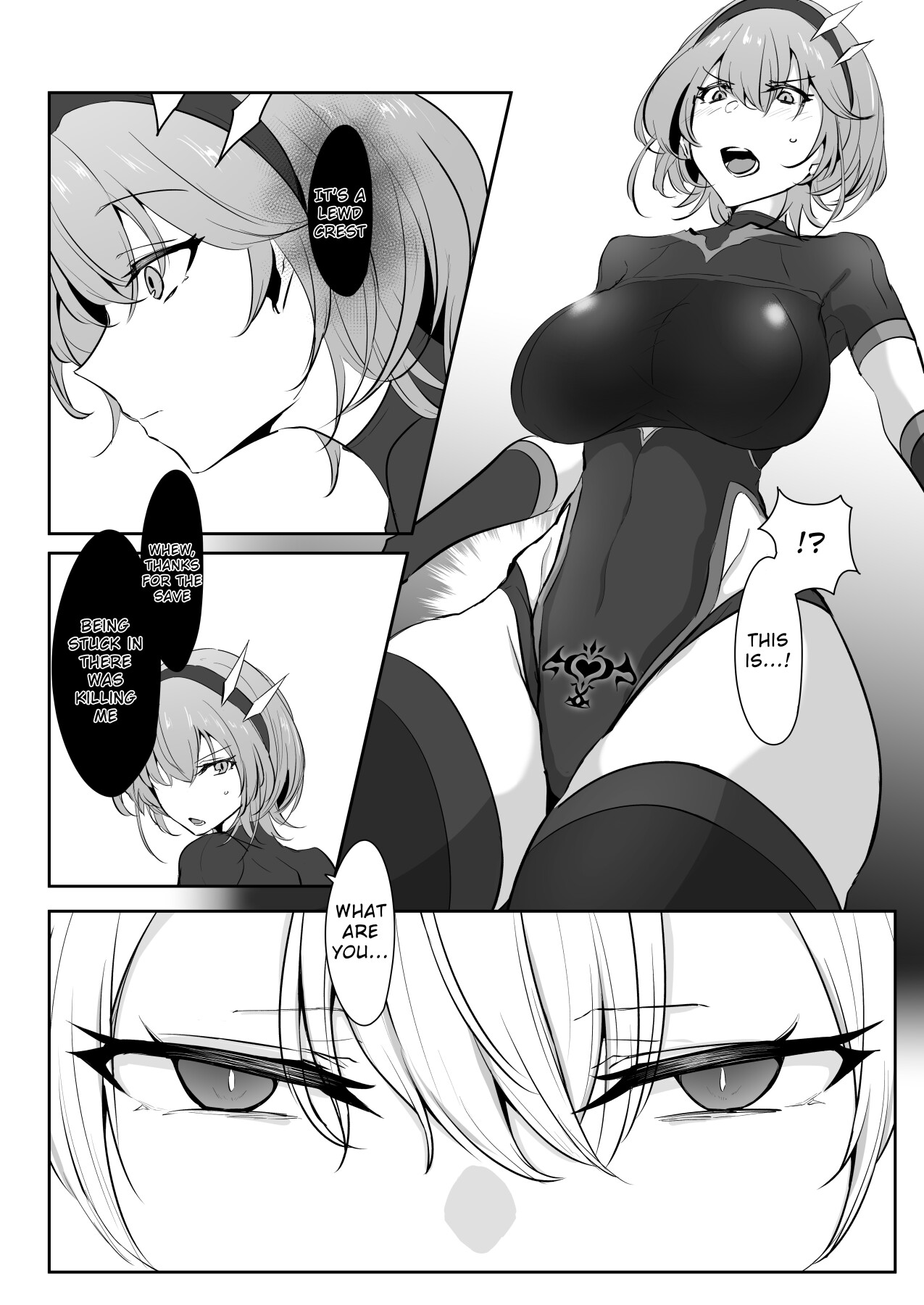 Hentai Manga Comic-Godou Kazusa, Engraved with a Lewd Crest-Read-7